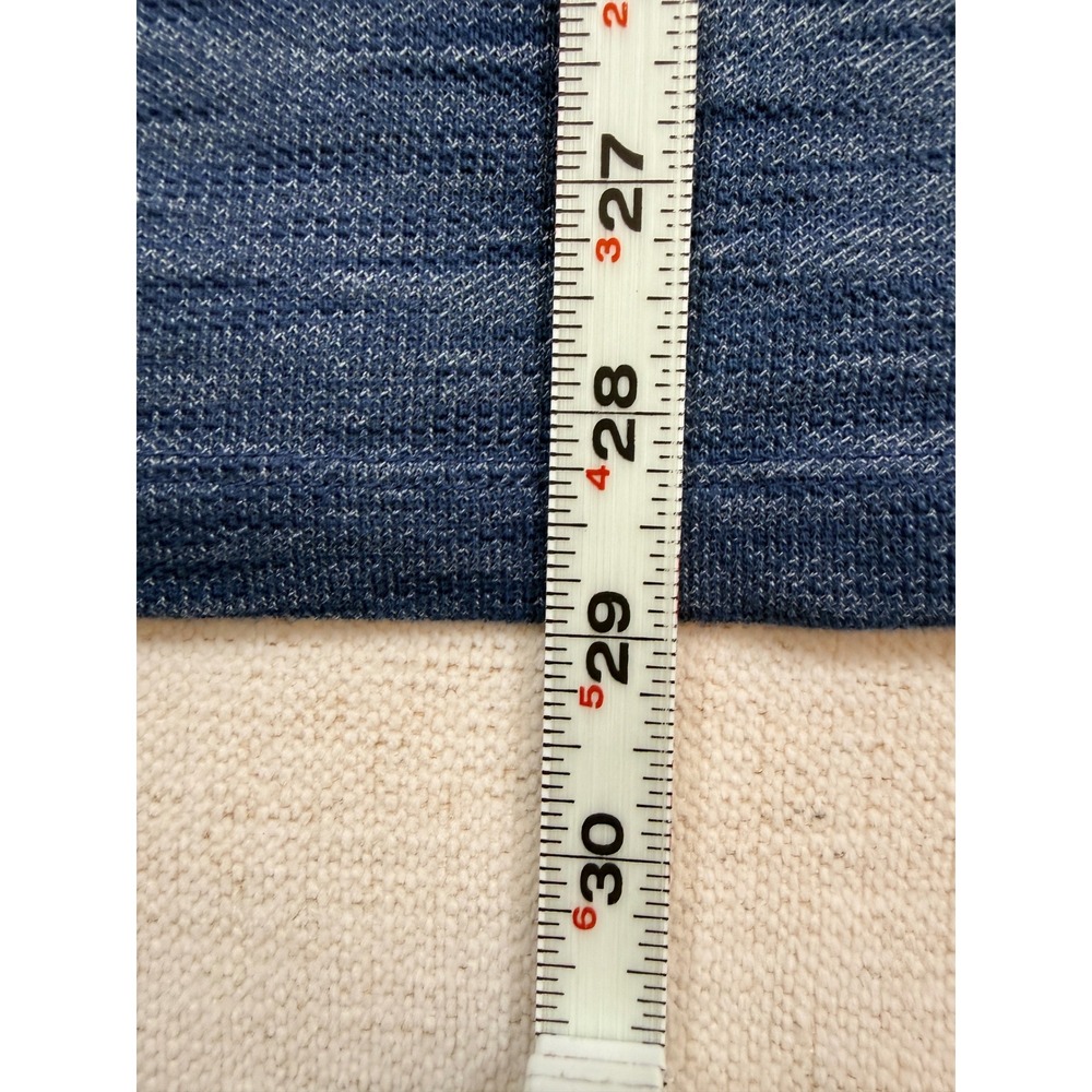 Rock & Republic Polo Shirt Men XXL Blue Good Short Sleeve Space Dye Pocket - Picture 5 of 7